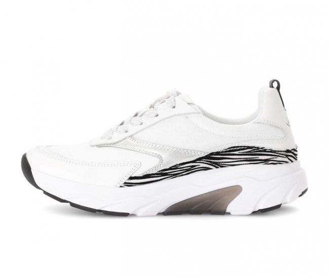 Gabor Damen Sneaker Low Weiß - Materialmix Leder/Lederimitat