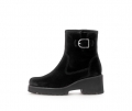 Gabor Damen Plateau Stiefelette Schwarz - Rauleder