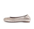 Gabor Damen Eleganter Ballerina Gold - Effektleder