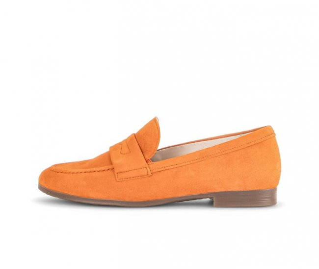 Gabor Damen Slipper Orange - Rauleder