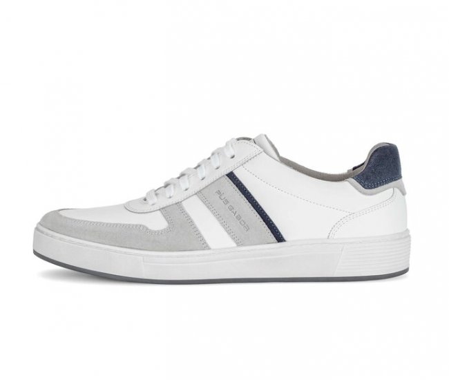 Pius Gabor Herren Sneaker Low Weiß - Glattleder