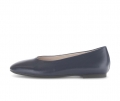Gabor Damen Eleganter Ballerina Blau - Glattleder
