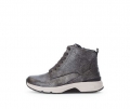 Gabor Damen Sportliche Stiefelette Grau - Effektleder