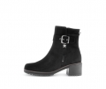 Gabor Damen Plateau Stiefelette Schwarz - Rauleder