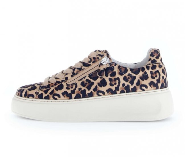 Gabor Damen Sneaker Low Beige - Rauleder