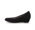 Gabor Damen Keilpumps Schwarz - Rauleder