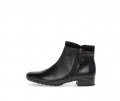 Gabor Damen Sportliche Stiefelette Schwarz - Glattleder