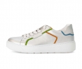 Gabor Damen Sneaker Low Silber - Materialmix Leder