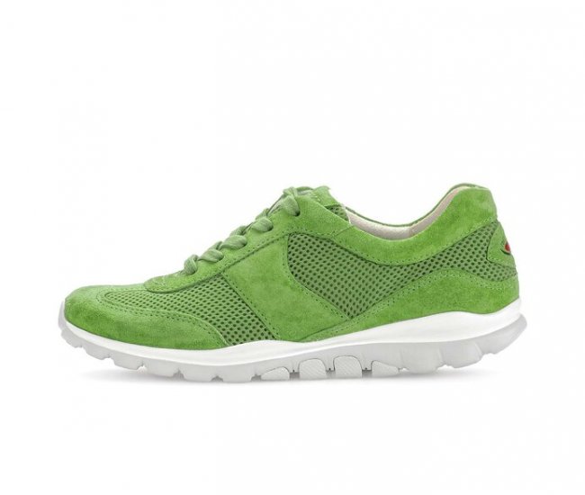 Gabor Damen Sneaker Low Grün - Lederimitat
