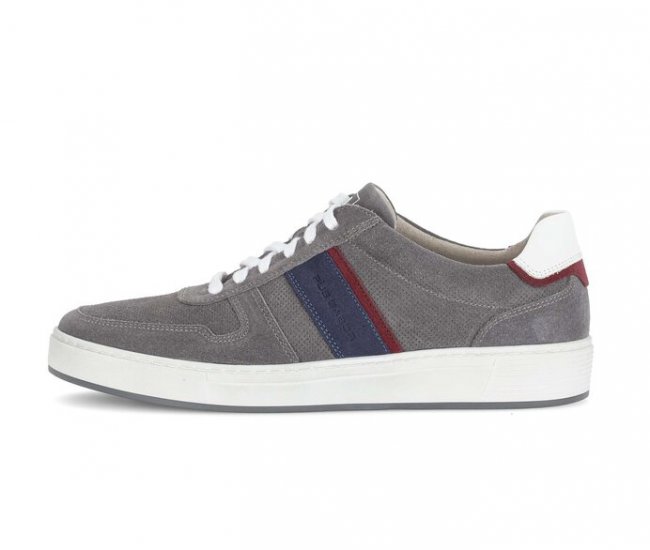 Pius Gabor Herren Sneaker Low Grau - Rauleder