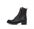 Gabor Damen Schnürstiefelette Schwarz - Glattleder