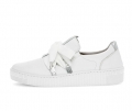 Gabor Damen Sneaker Low Weiß - Materialmix Leder