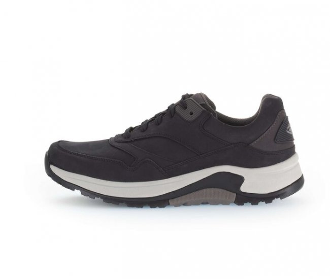 Gabor Herren Rollingsoft Sneaker Low Blau - Nubuk
