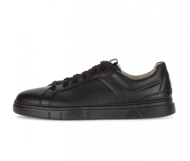 Pius Gabor Herren Sneaker Low Schwarz - Glattleder