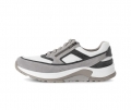 Gabor Herren Rollingsoft Sneaker Low Grau - Materialmix Leder/Textil
