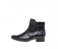 Gabor Damen Sportliche Stiefelette Blau - Glattleder