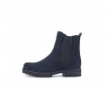 Gabor Damen Chelsea Boot Blau - Rauleder