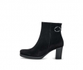 Gabor Damen Plateau Stiefelette Schwarz - Rauleder