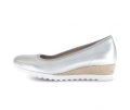 Gabor Damen Keilpumps Silber - Effektleder