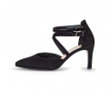 Gabor Damen Spangenpumps Schwarz - Rauleder
