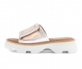 Gabor Damen Pantolette Gold - Effektleder