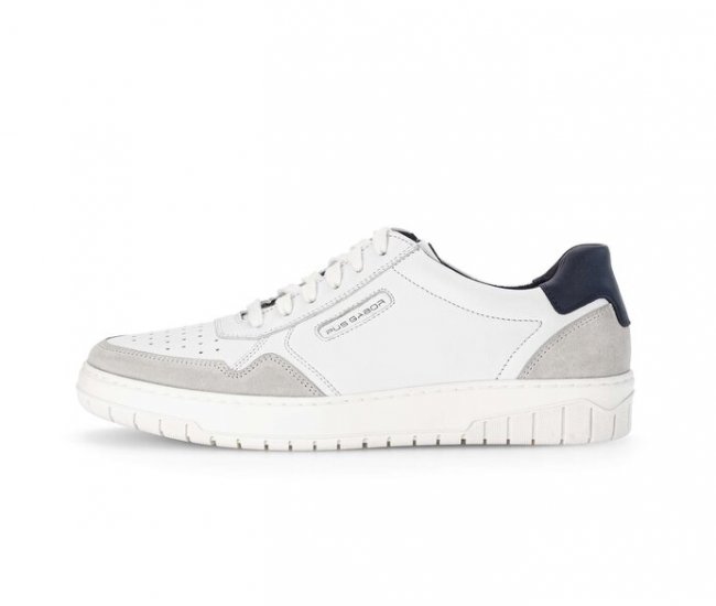 Pius Gabor Herren Sneaker Low Weiß - Glattleder