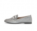 Gabor Damen Slipper Grau - Rauleder