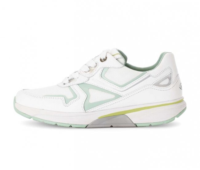 Gabor Damen Sneaker Low Weiß - Materialmix Leder/Lederimitat