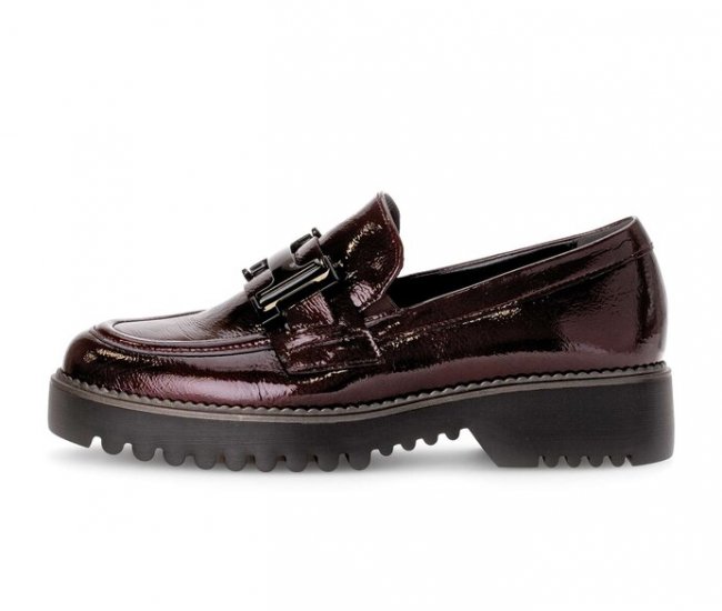 Gabor Damen Loafer Rot - Lackleder