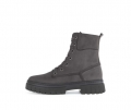 Gabor Damen Schnürstiefelette Grau - Rauleder