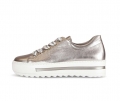 Gabor Damen Sneaker Low Gold - Effektleder