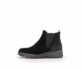 Gabor Damen Chelsea Boot Schwarz - Rauleder