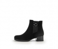 Gabor Damen Chelsea Boot Schwarz - Rauleder