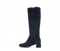 Gabor Damen Eleganter Stiefel Blau - Rauleder