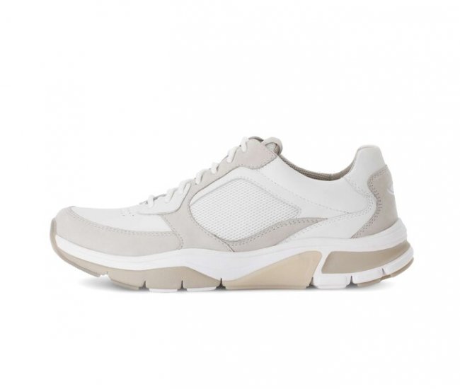 Gabor Herren Rollingsoft Sneaker Low Grau - Materialmix Leder/Textil