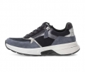 Gabor Damen Sneaker Low Blau - Materialmix Leder/Lederimitat