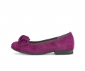Gabor Damen Eleganter Ballerina Lila - Rauleder