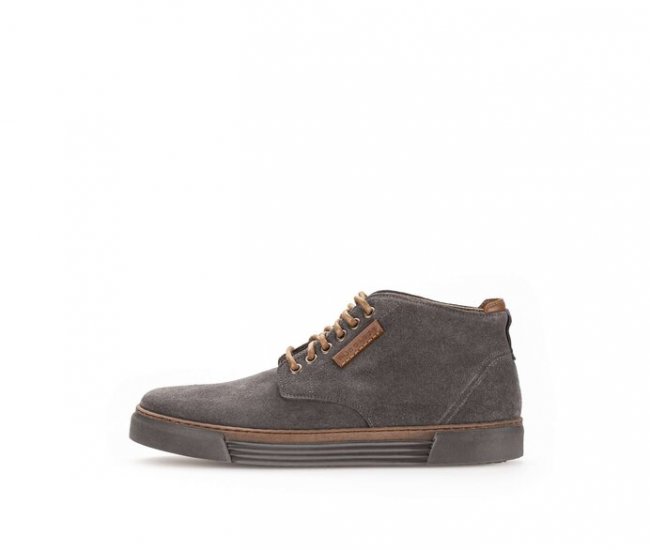Pius Gabor Herren Sneaker High Grau - Rauleder