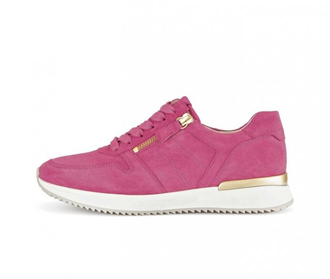 Gabor Damen Sneaker Low Pink - Rauleder