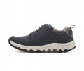 Gabor Herren Rollingsoft Sneaker Low Blau - Materialmix Leder/Textil