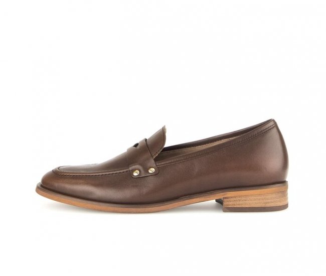 Gabor Damen Slipper Braun - Glattleder