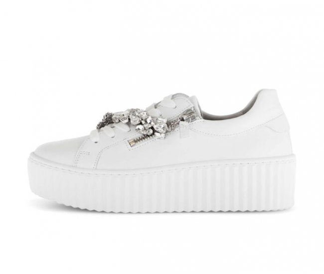 Gabor Damen Sneaker Low Weiß - Glattleder
