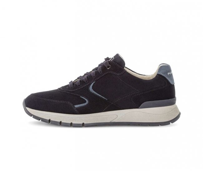 Pius Gabor Herren Sneaker Low Blau - Rauleder