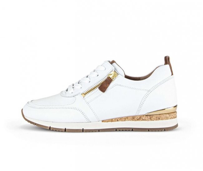 Gabor Damen Sneaker Low Weiß - Glattleder
