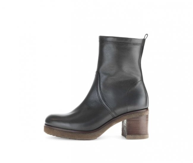 Gabor Damen Plateau Stiefelette Grün - Glattleder