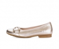 Gabor Damen Eleganter Ballerina Gold - Effektleder