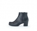 Gabor Damen Sportliche Stiefelette Schwarz - Glattleder