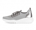 Gabor Damen Sneaker Low Grau - Materialmix Leder/Lederimitat