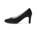 Gabor Damen Eleganter Pumps Schwarz - Rauleder