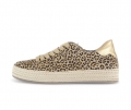 Gabor Damen Sneaker Low Beige - Materialmix Leder